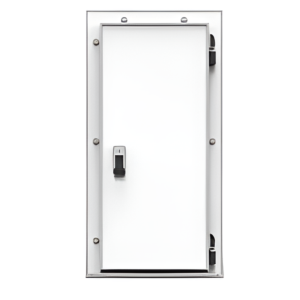 Дверь холодильная распашная одностворчатая СТ-РДО-1000*2000/80 (с металлической рамой)