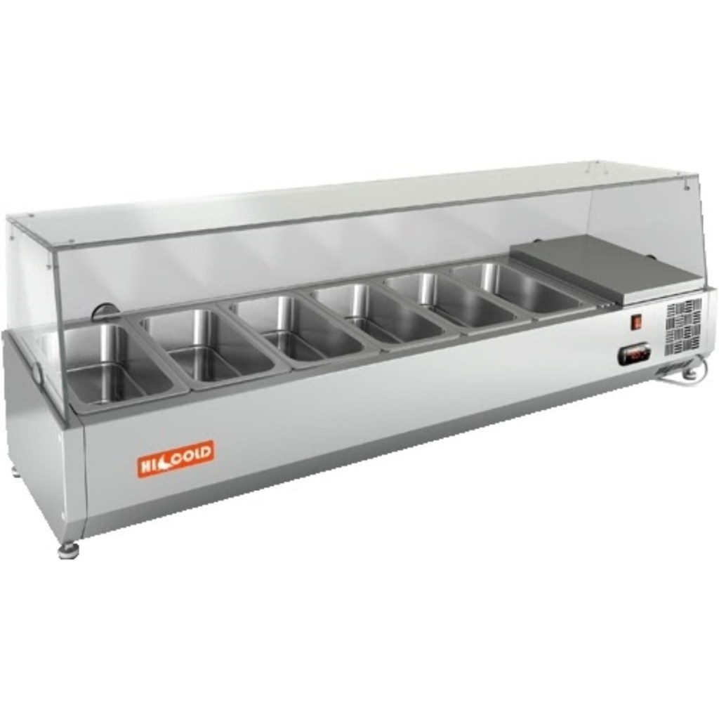 Витрина холодильная для ингредиентов HICOLD VRX 1400 1/4