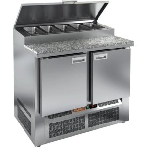Стол холодильный для пиццы HiCold PZE1-11/GN камень