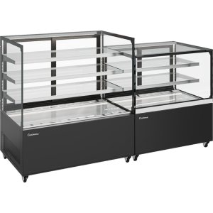 Витрина кондитерская Carboma KC78-110 VV 1,2-1 (9005) - Изображение 3