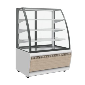 Витрина кондитерская Carboma K70 VV 1,3-1 Standard Паттерн (0106 Седой дуб)