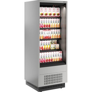 Горка холодильная Carboma FC20-07 VM 0,6-2 0300 (версия 2.0) (9006-9005) (бок металл)