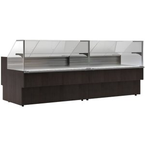 Витрина холодильная Carboma GC110 SV 2,5-1 (ВХСр-2,5 Carboma GC 110) (1005 венге)