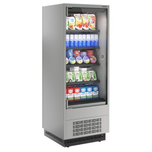 Горка холодильная Carboma FC20-07 VM 0,6-1 0300 LIGHT фронт Х0 (версия 2,0) (9006-9005) (бок металл)