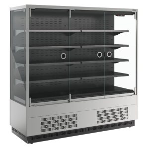 Горка холодильная Carboma FC20-07 VM 1,9-1 LIGHT фронт Х0 (версия 2.0) (9006-9005)