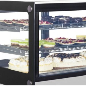 Витрина холодильная настольная TEFCOLD LCT750F BLACK - Изображение 2