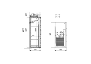 Шкаф холодильный универсальный Arkto V1.0-SD - Изображение 2